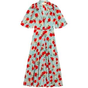 THE GREAT | The Bridge Dress in Western Rose Print // Size 0
